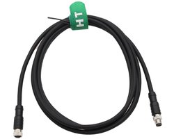 Actuator Sensor Power Cable Extension M8 3 Pin Male Female voor Automatisering I/O Verbindingen, Geschikt voor Banner, Baumer, Turck en SICK - PVC 1m