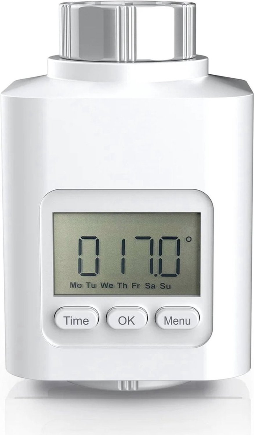 Silvercrest Radiatorthermostaat - 9 Verwarmings- en Spaartijden - 30% Besparing stookkosten - Wit