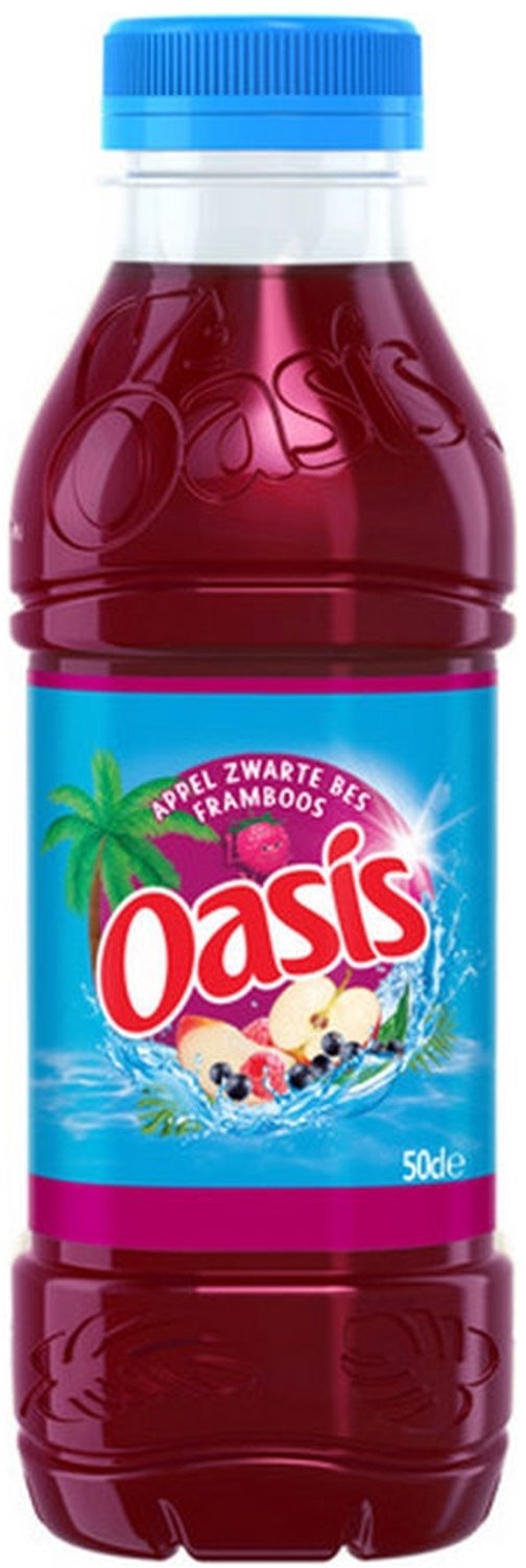 Oasis | Appel & Cassis & Framboos | Petfles | 12 x 50 cl