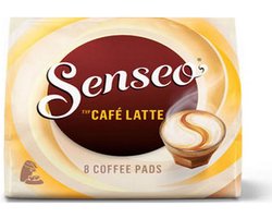 Senseo Café Latte Koffiepads - Intensiteit 2/9 - 4 x 8 pads