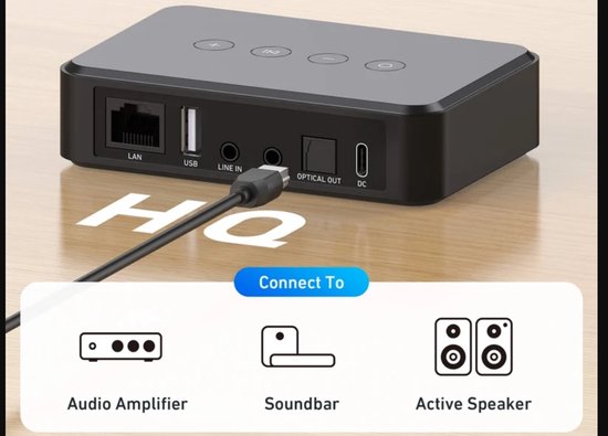 Bluetoolz® Arylic S10+ WiFi & Bluetooth draadloos digital music-centre | Stream High Res Audio via WiFi, AirPlay, Spotify Connect, Tidal en Bluetooth 5.0 en bedien alles via de app. — afbeelding 4