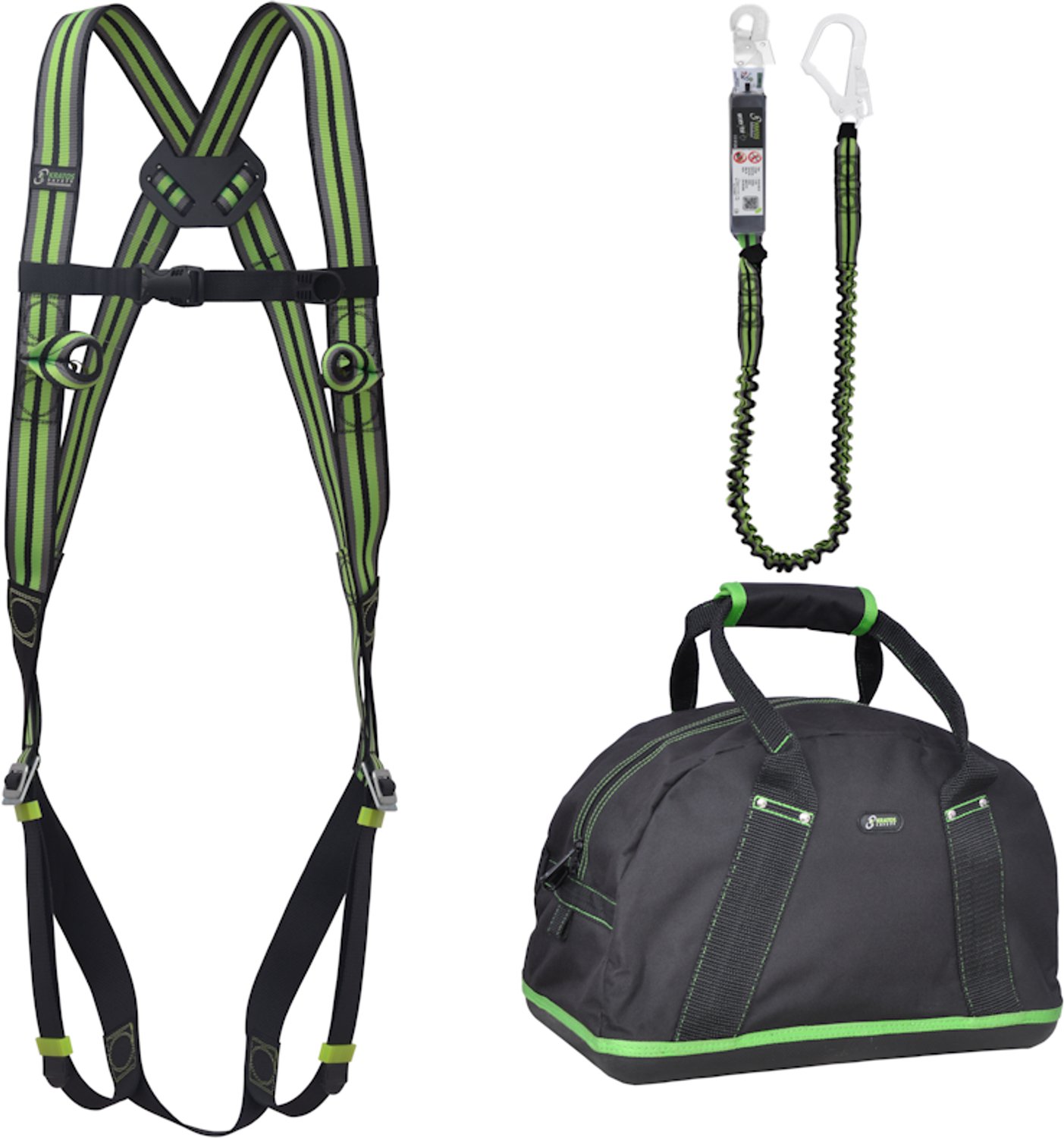 Kratos valbeveiligingset Basic met elastische lijn