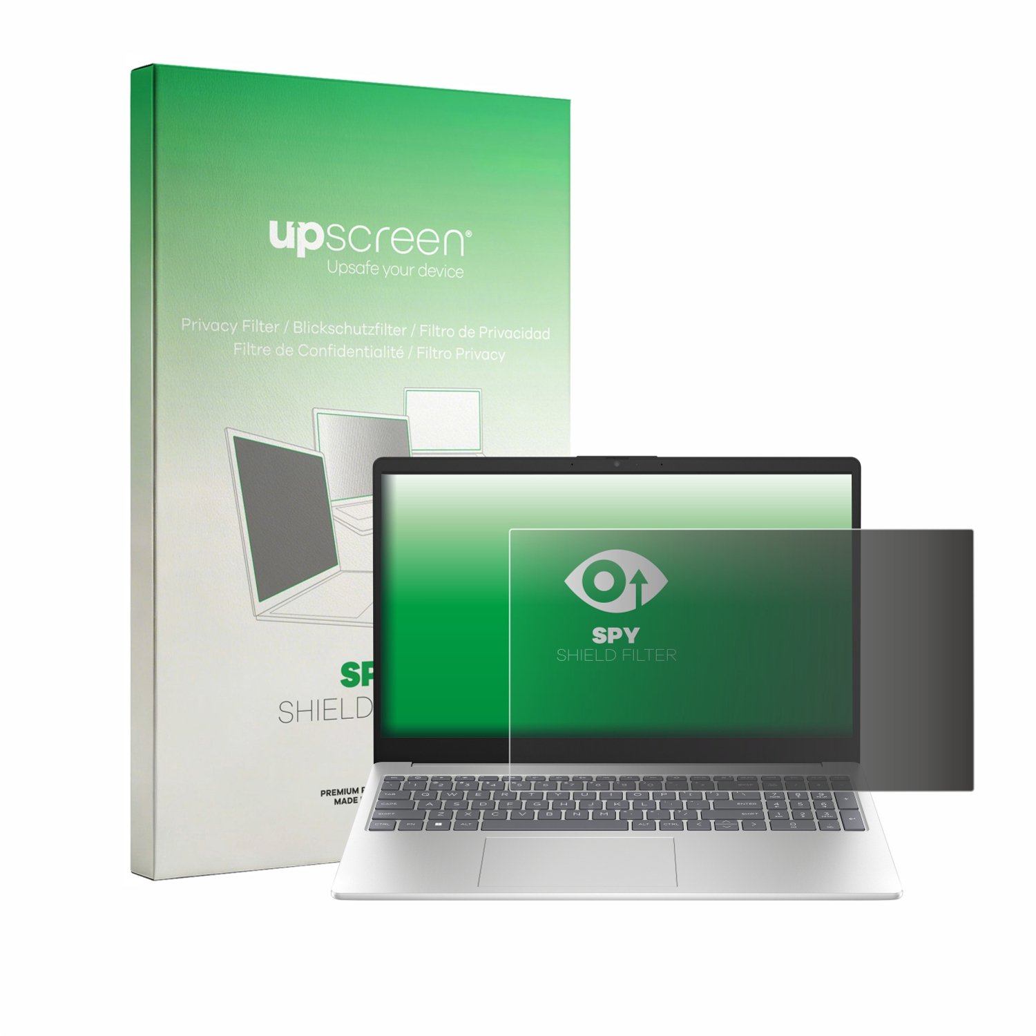 upscreen - privacyscherm voor HP 15-fd1750ngx - privacy filter screenfilter Blauwlichtfilter