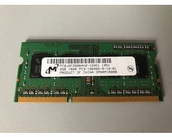 Micron MT8JSF25664HZ-1G4D1 – 2GB DDR3 SODIMM – 204-pin – 1333 MHz – PC3-10600 – 1.5V – 1Rx8