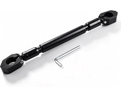 Universele 22 mm Aluminium Versterkte Rocker Lever Cross Bar voor ATV Handvat Accessoires - Zwart, Duurzaam en Lichtgewicht