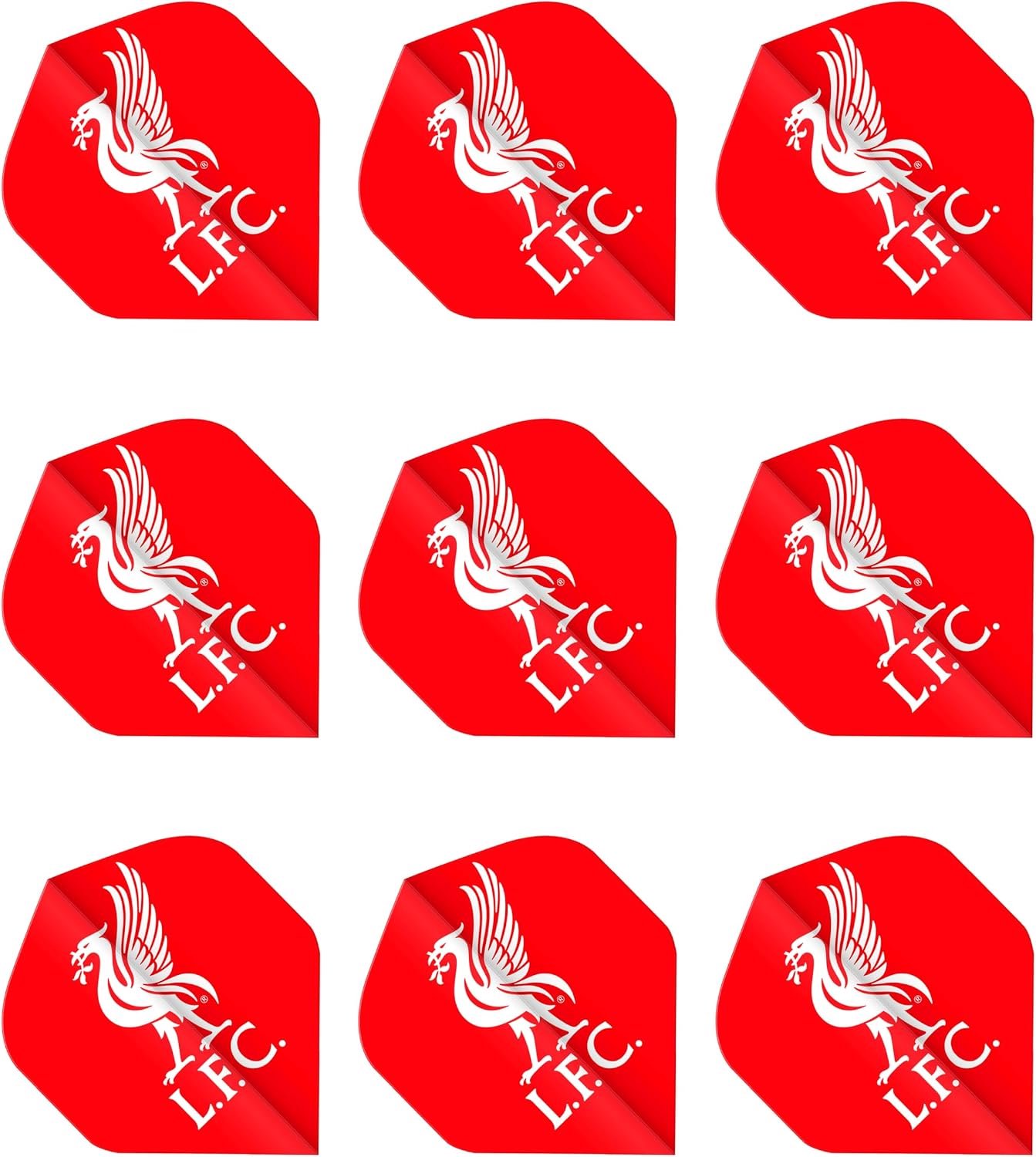 Liverpool FC Dart Flights - 3 Sets (9 Stuks) - Officiële Licentie