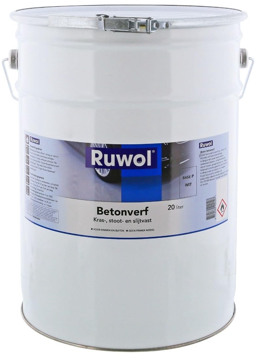 Betonverf Zwart (RAL 9005) 20 liter