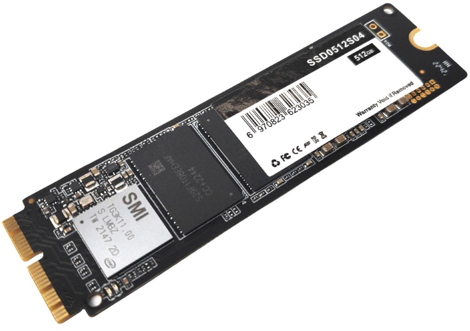 Compatible 512GB SSD for 2013+ Macs, MacBook Air/Pro Retina