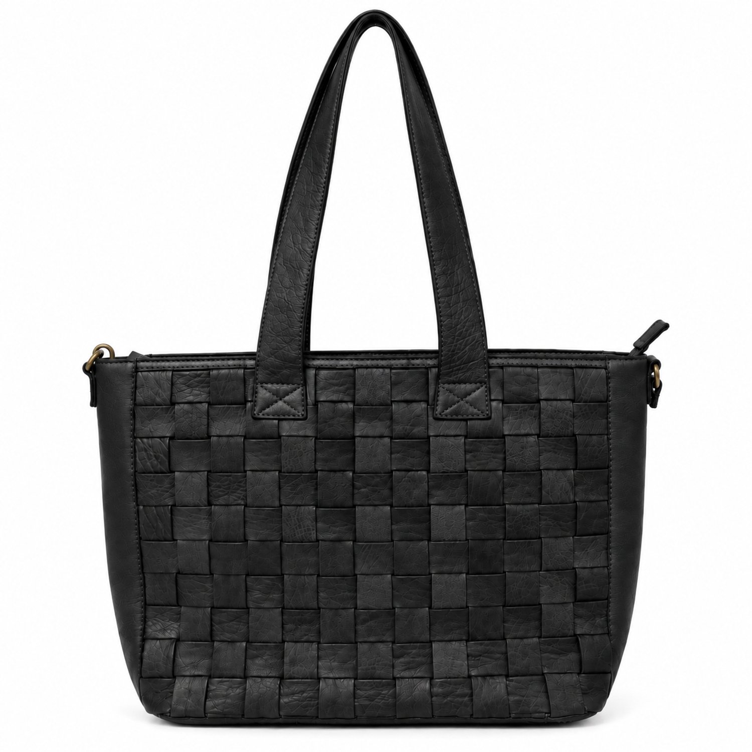 Bag2Bag Grote Stoere Elegante Leren Tas Kenai Black