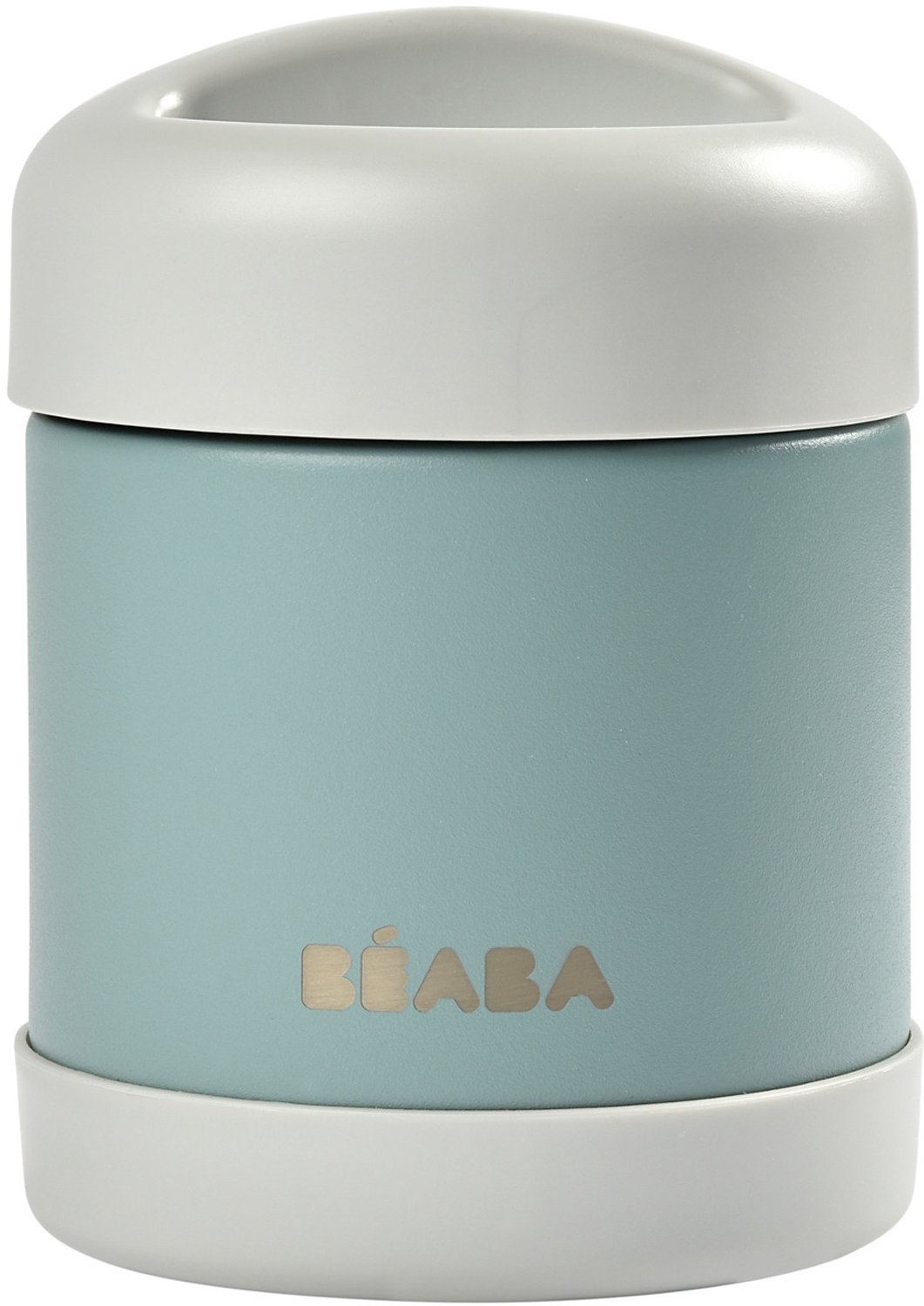 Béaba Thermo-Portie - Thermosfles & Geïsoleerd Potje - RVS - 300 ml - Warm & Koud - Blauw