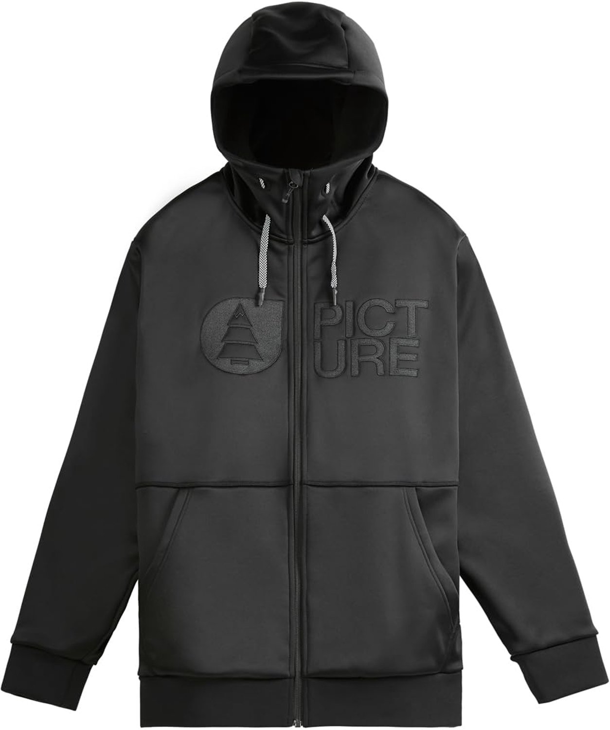 Picture Organic Park Tech Zip Hoodie Hoodie Zwart