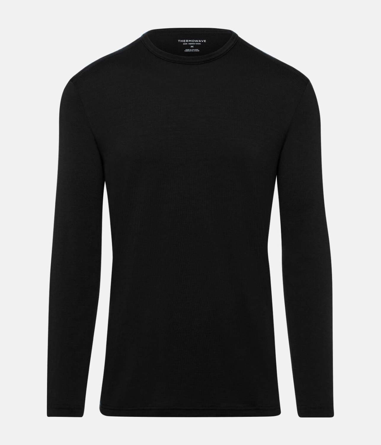 Thermowave Merino Aero thermoshirt lange mouw - Heren - Zwart - maat L