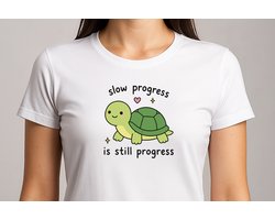 Slow Progress is still Progress - T Shirt - Mental Health Tee - Be Gentle With Your Mind - Inhale Exhale - Cute Wellness Shirt - Positivity Gift