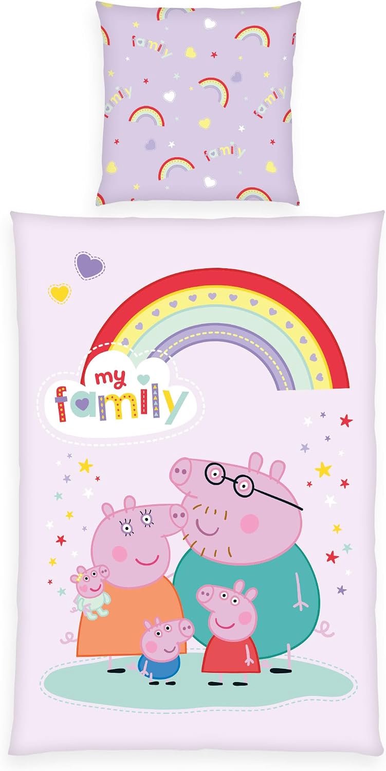 Herding Peppa Pig Beddengoed Set 140x200cm Katoen Renforcé