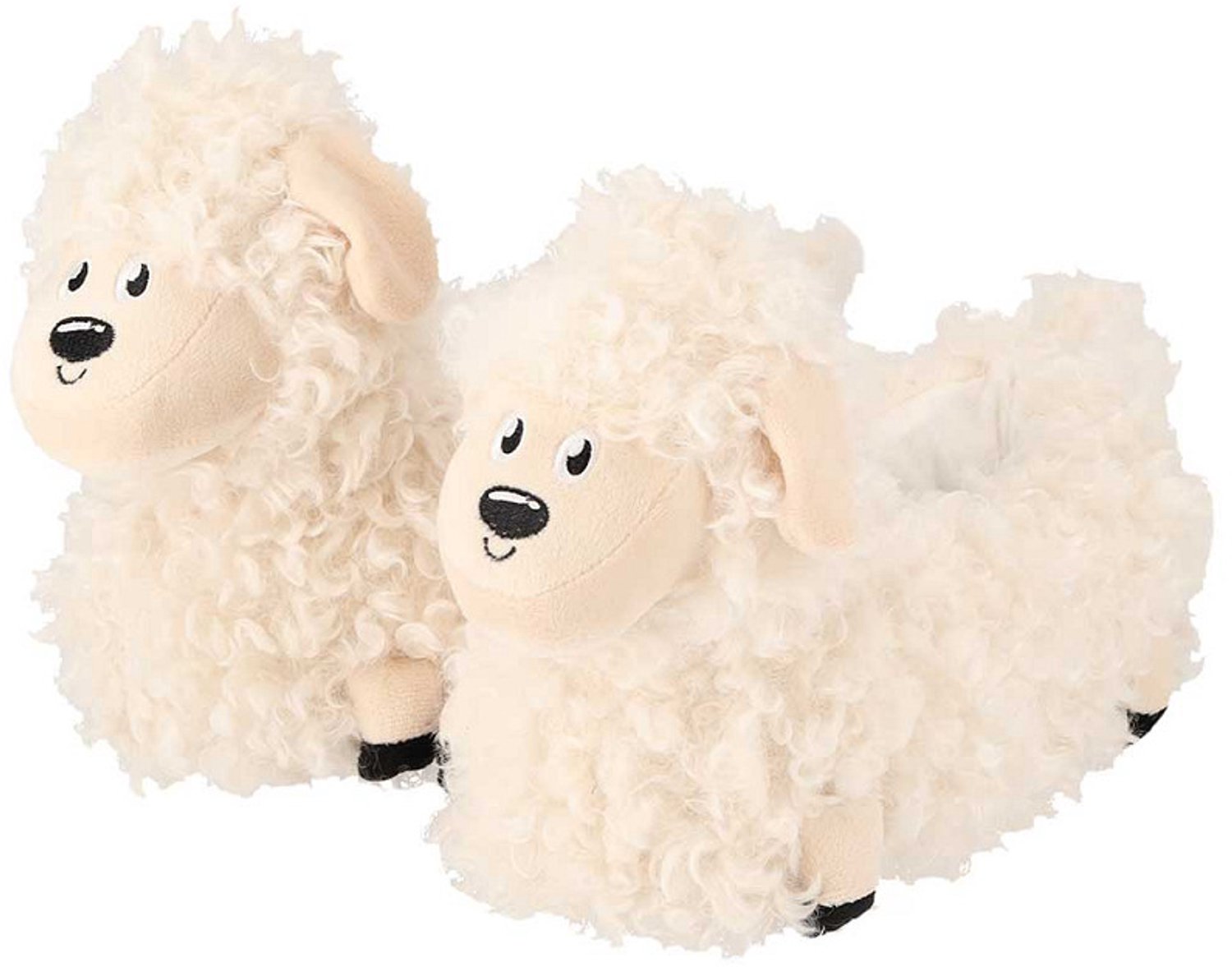 Sloffen dieren - Schapen pantoffels voor kinderen- Maat 33-34 wit Kindersloffen - Schaap pantoffels.