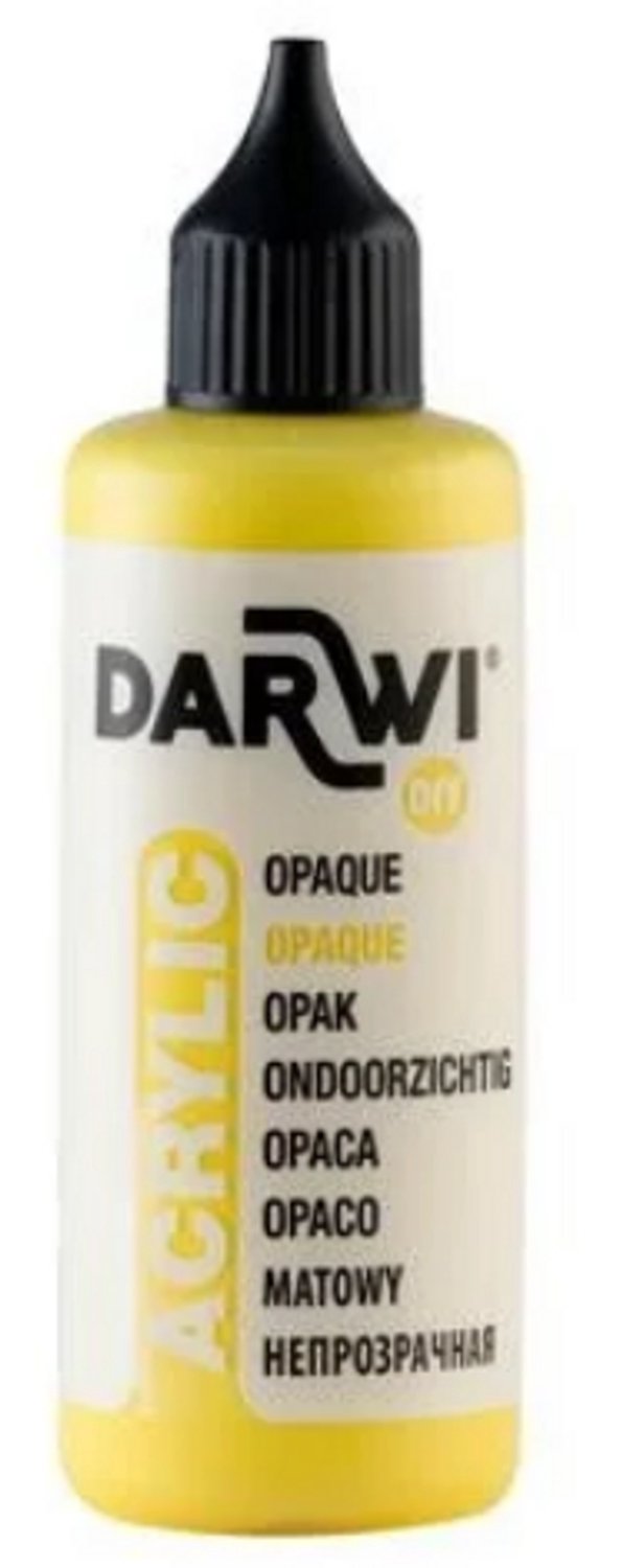 Darwi opaque acrylverf zonnegeel 720 - 80 ml
