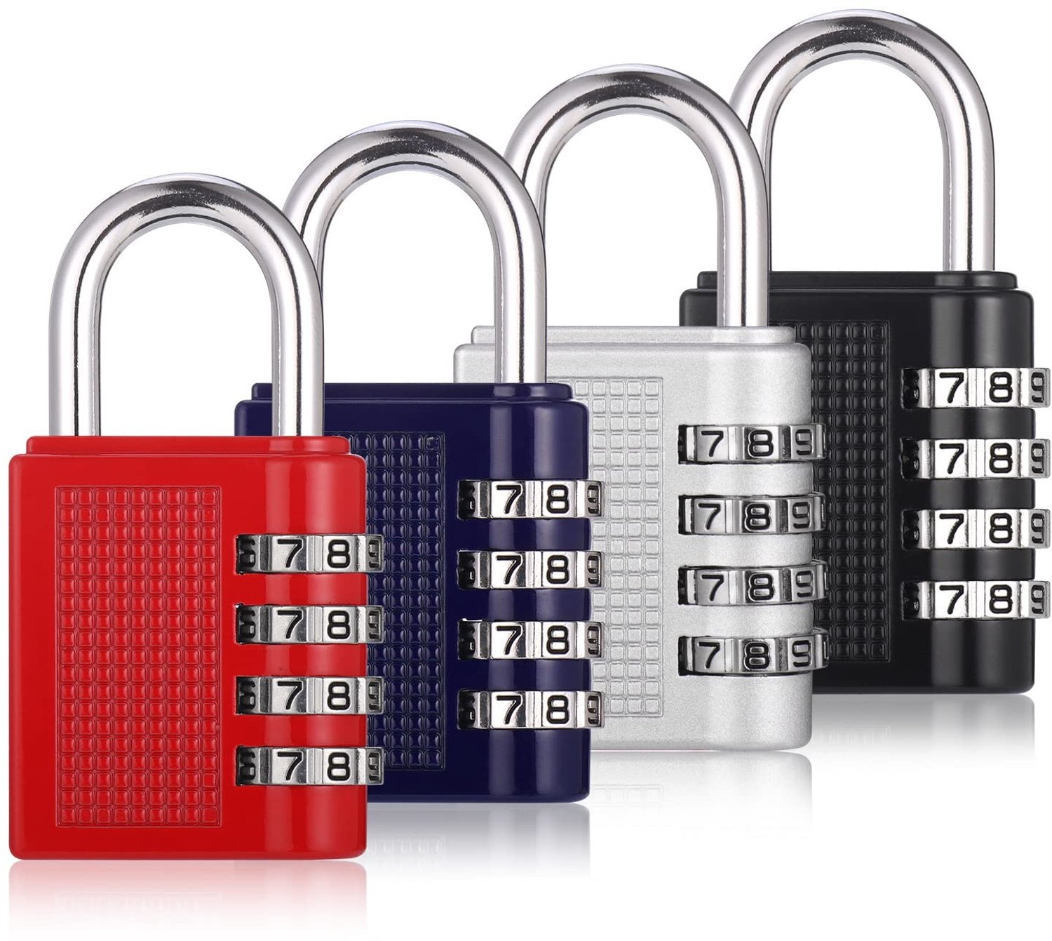 4 Stuks Waterdichte Combinatie Hangsloten voor Veiligheid
