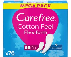 Carefree Inlegkruisjes Bio - 76 stuks