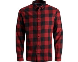 JACK & JONES- JJEGINGHAM TWILL SHIRT L/S NOOS - Heren - Overhemd