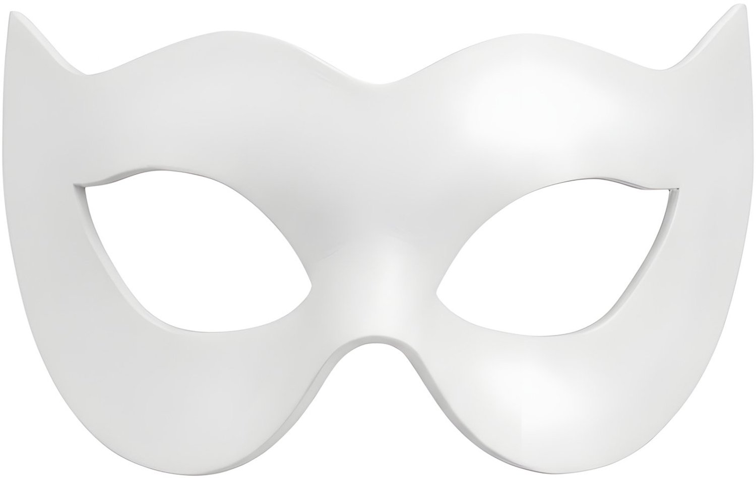 Colombina Spiona Wit Venetiaans Leren Masker