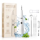 HG Aesthetics Elektrische Sonische Tandsteen Verwijderaar - Tandplak verwijderen - Mondverzorging - Witte tanden - Wit