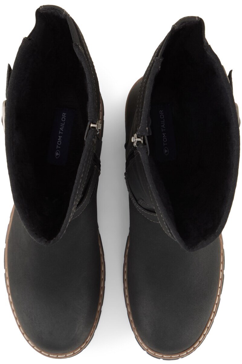 Tom Tailor - Laarzen met gespdetails - Maat 42 - black