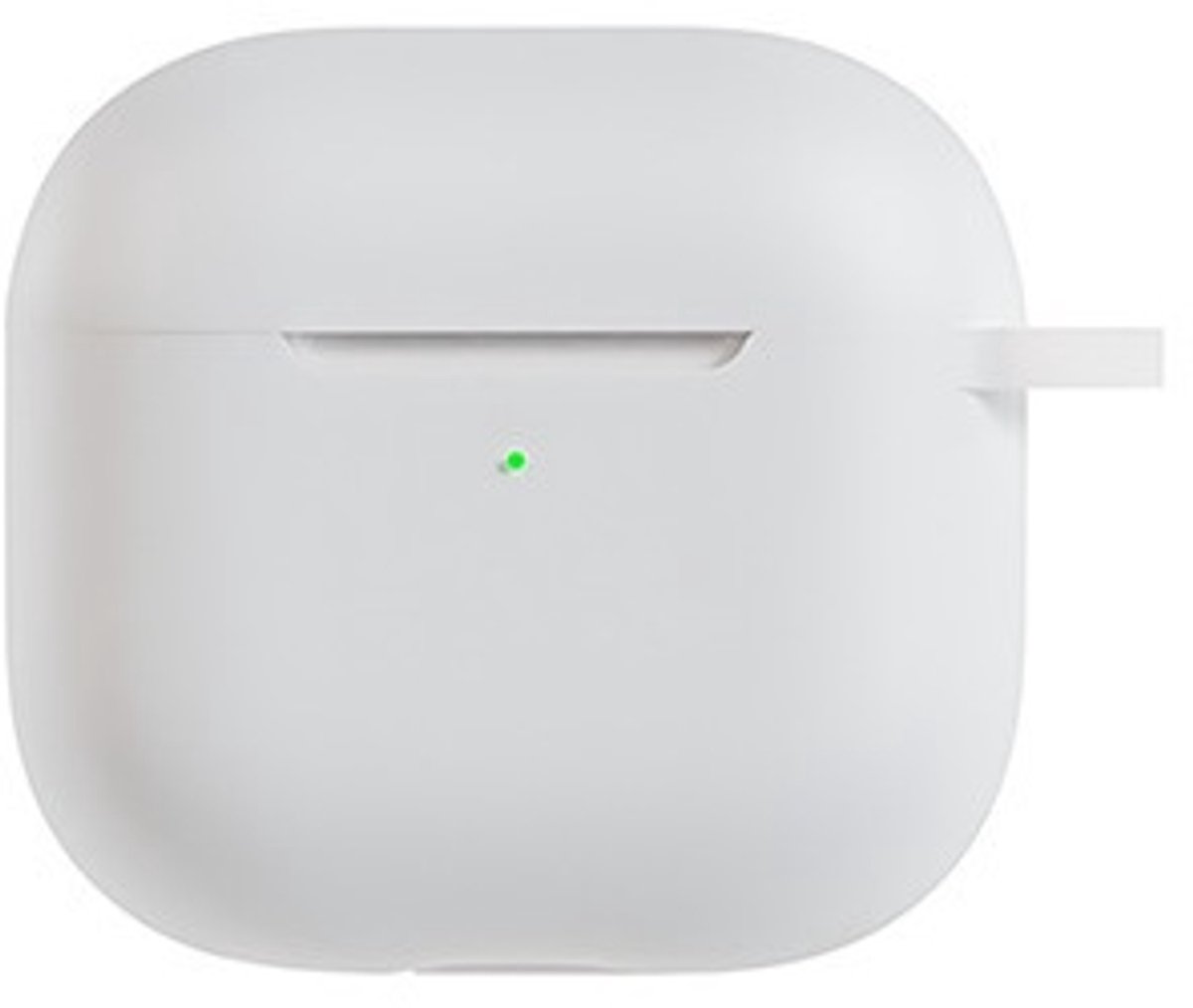 Go Go Gadget - Siliconen hoesje - Geschikt voor Apple AirPods 4 - Wit