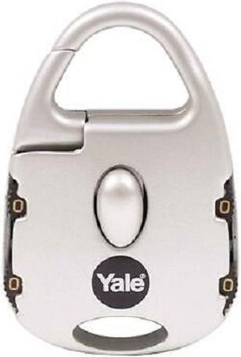 Yale kofferhangslot met 4 cijferige code (grijs)