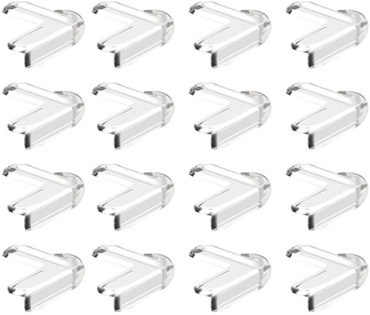Dailygoods- Hoekbescherming 16 Stuks - Transparante Hoekbescherming