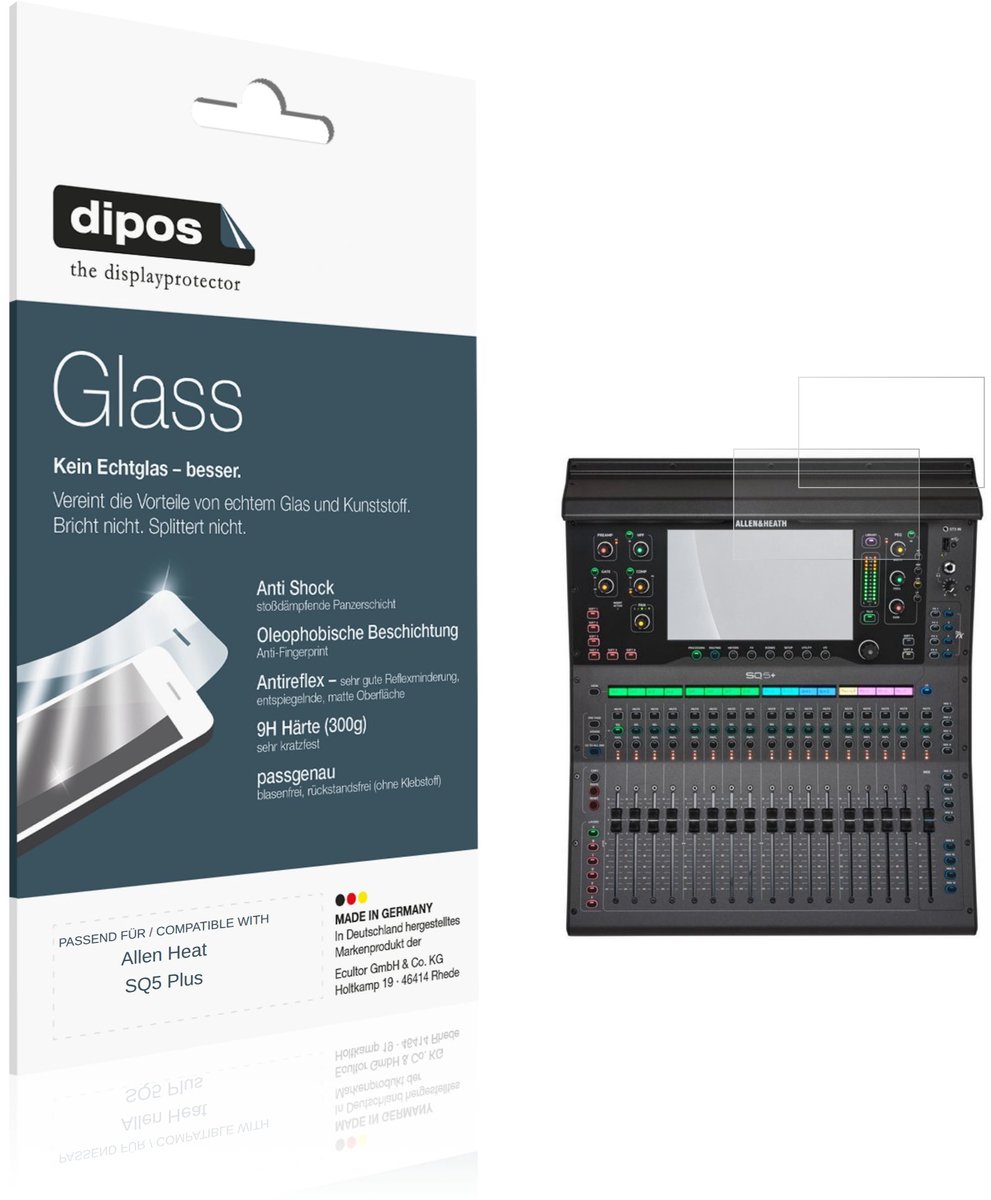 dipos – 2x Matte Pantserfolie geschikt voor Allen Heat SQ5 Plus | 9H Screenprotector
