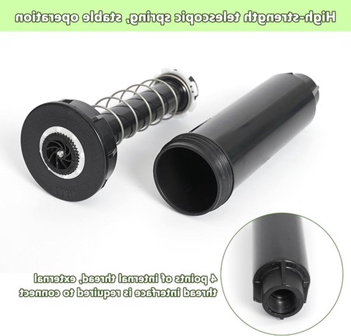 Dailygoods- Sproeier 360 Graden Bereik - Telescopische Sproeier