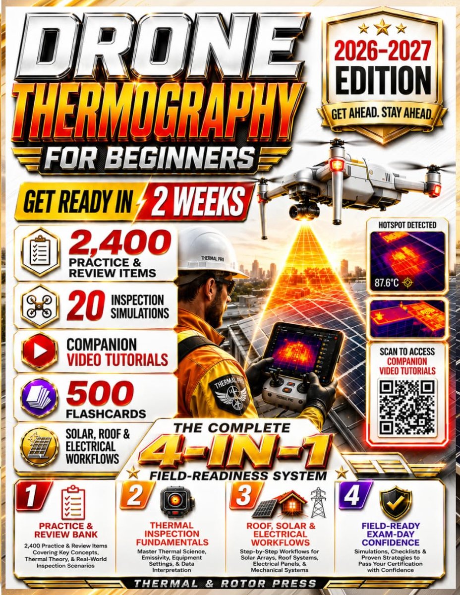 Drone-thermografie voor beginners 2026-2027: binnen 2 weken klaar: 4-in-1 thermisch inspectiesysteem met 2.400 - ShopVlot