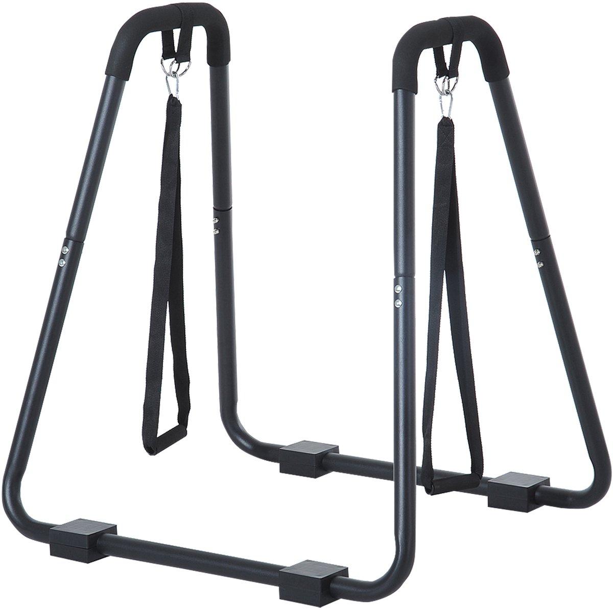 MODFU - Krachtstation - Dipstation - Gevoerde Handgrepen - Staal - Zwart - 90 X 81 X 92,5 Cm