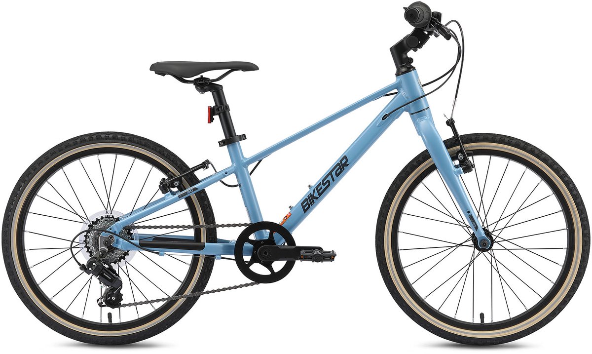 Bikestar kinderfiets lichtgewicht 20 inch 7 speed blauw