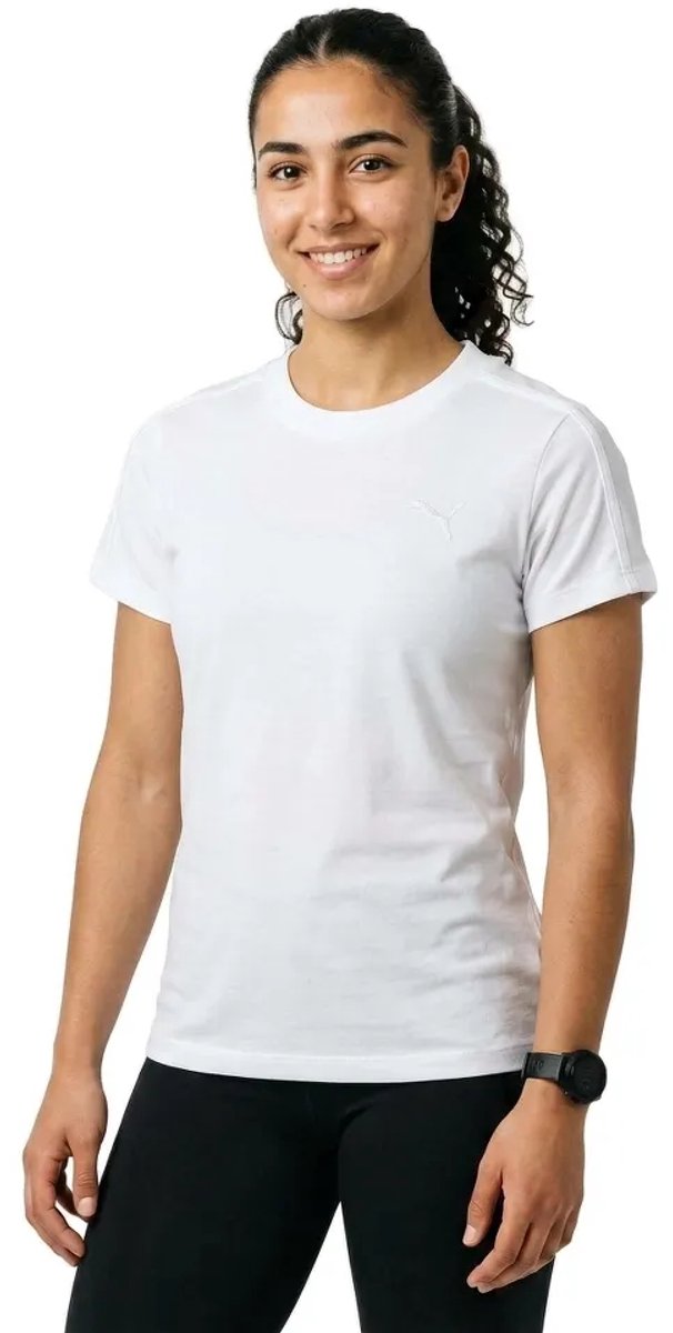 Puma 677883 T-shirt Met Korte Mouwen S Vrouw Wit