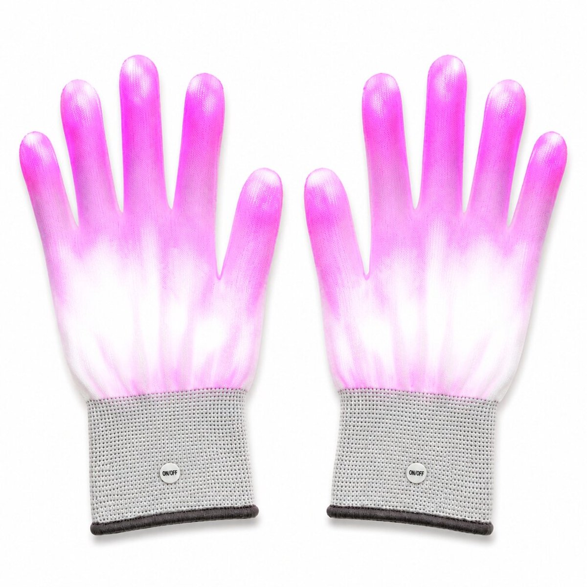 LED Handschoenen Roze - Lichtgevende Handschoenen - LED Gloves - Mix - Geel - Blauw - Rood - Wit - Groen - Verschillende Standen