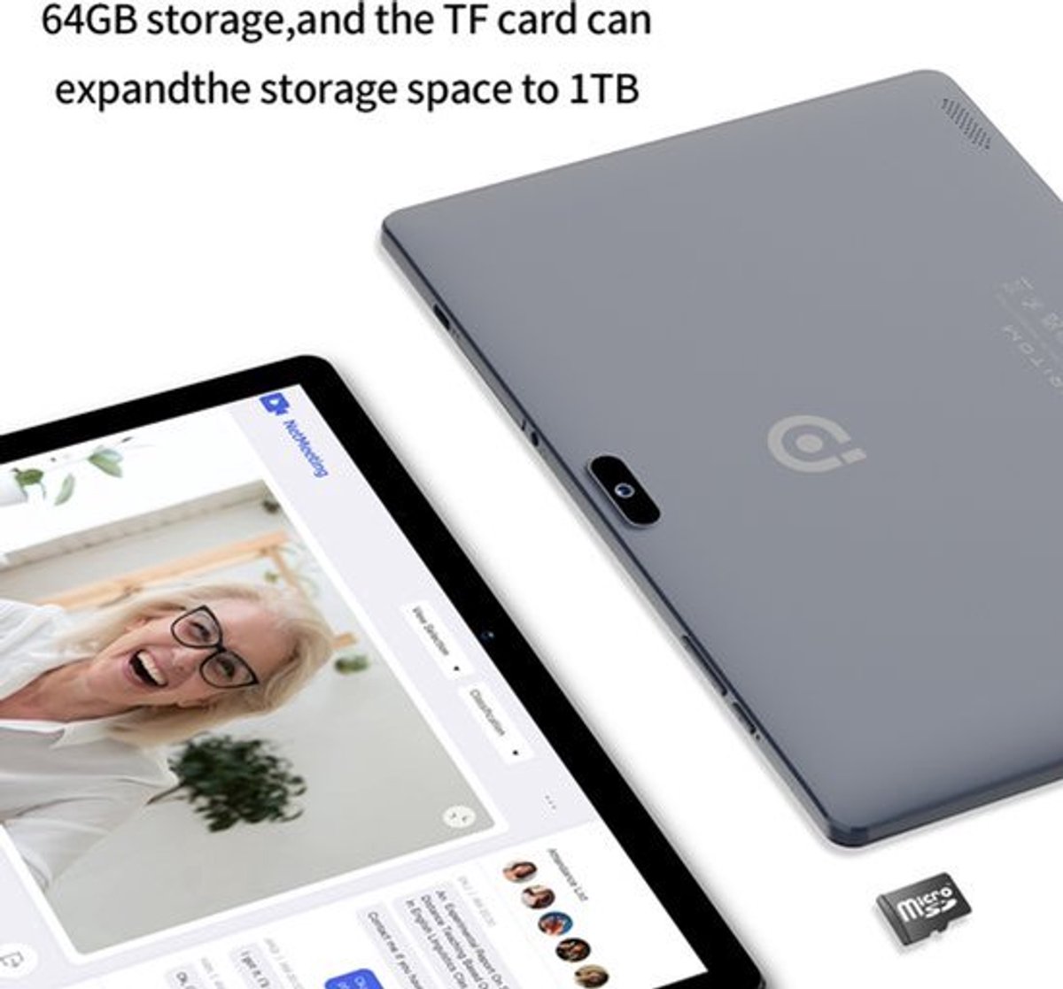Tablet 10,1 Inch Android 13 - 4GB RAM - 64GB Opslag - 3G SIM Kaartsleuf - Quad Core Processor - Bluetooth En WiFi