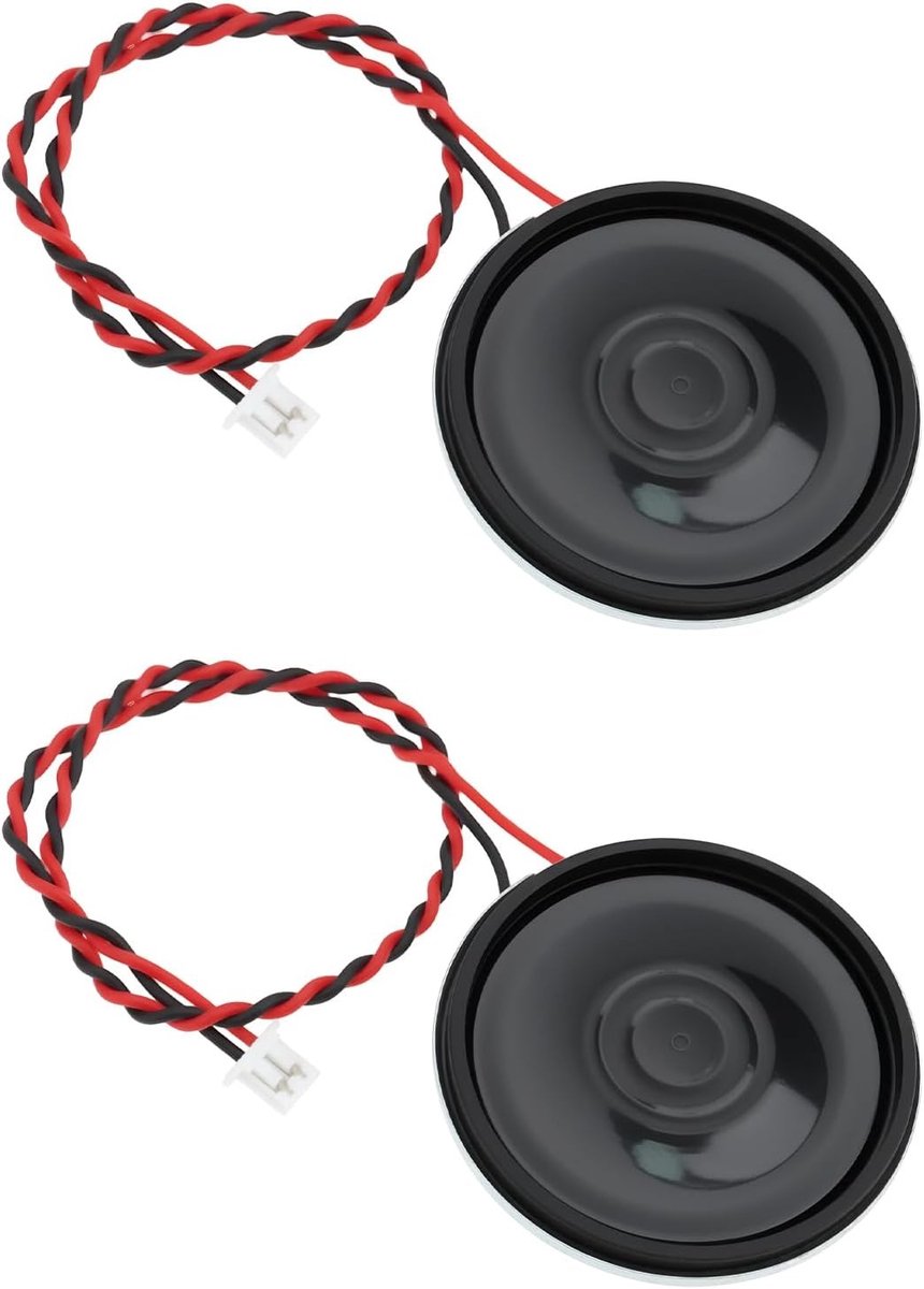 Vervangende luidsprekers voor Radar Detector, 28 mm 16Ω 1W, 2-Pack, Compatibel met Rocky Mountain R1 R3 R4 R7 R8, Geluidskwaliteit, Accessoires voor voertuigen, Audio verbeteringen