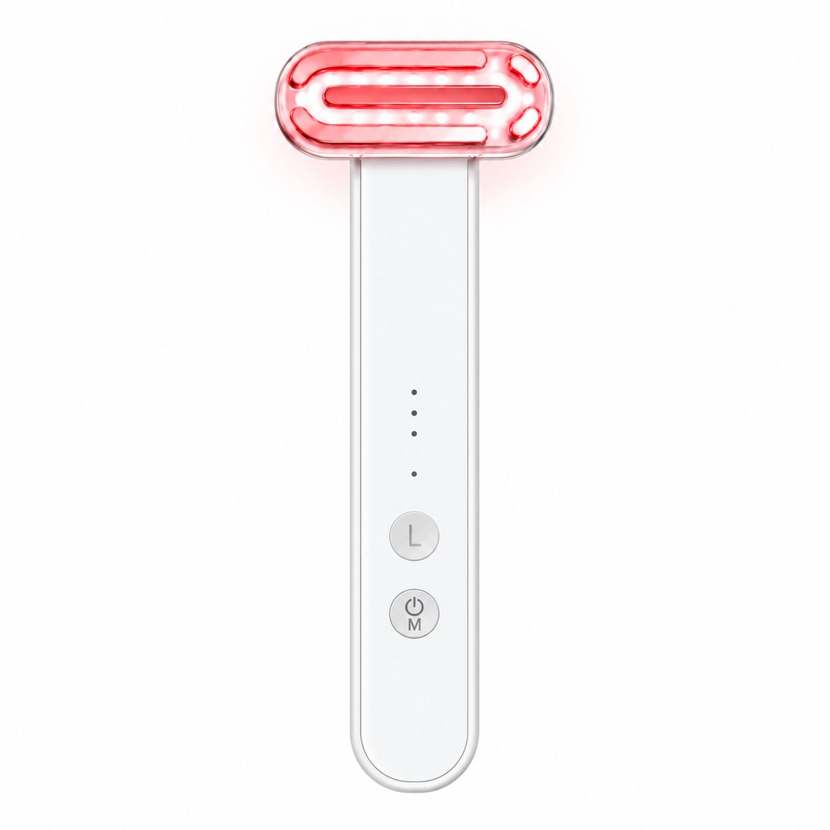 MAXIZEN Huidverjongingsapparaat – LED Lichttherapie Gezicht – Rood, Blauw & Paars Licht – EMS Microstroom – Gezichtsmassage – Anti-Aging – Verwarming – Huidverzorging