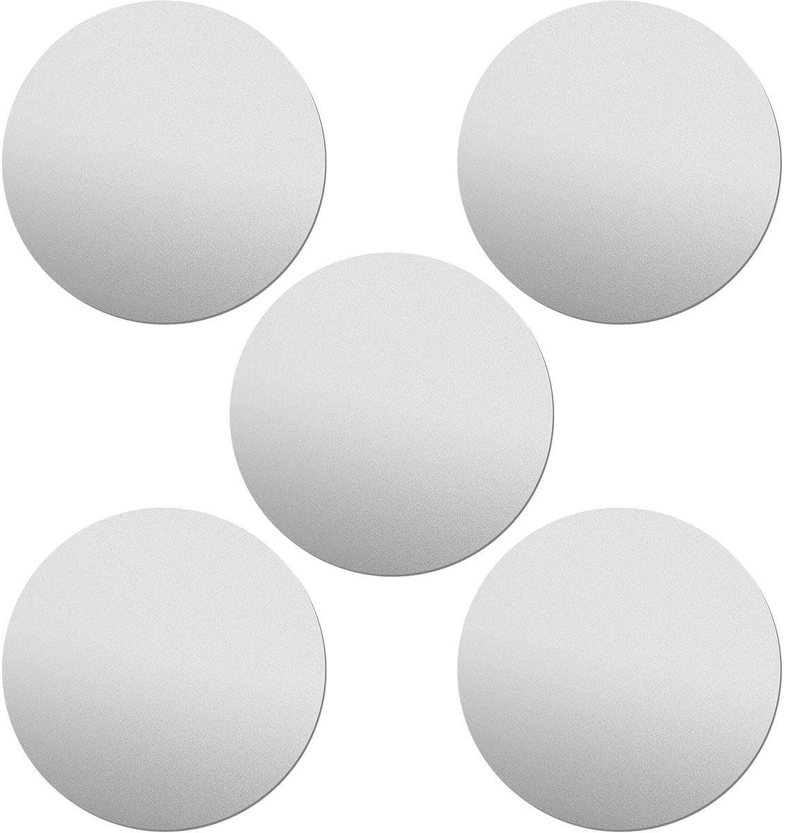 5 stks 304 roestvrij staal ronde plaat diameter 80 mm x 2 mm ronde metalen schijven roestvrij blanco roestvrijstalen - ShopVlot