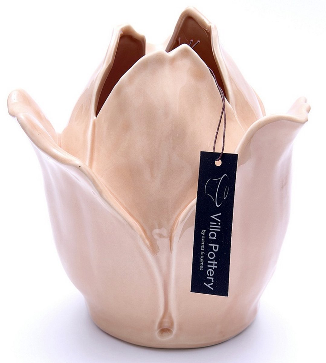 Villa Pottery Vaas - Villa Pottery - Woondecoratie - Decoratie - Porselein - Waterdicht - Rosedale 1_3 Nude Pink Roze