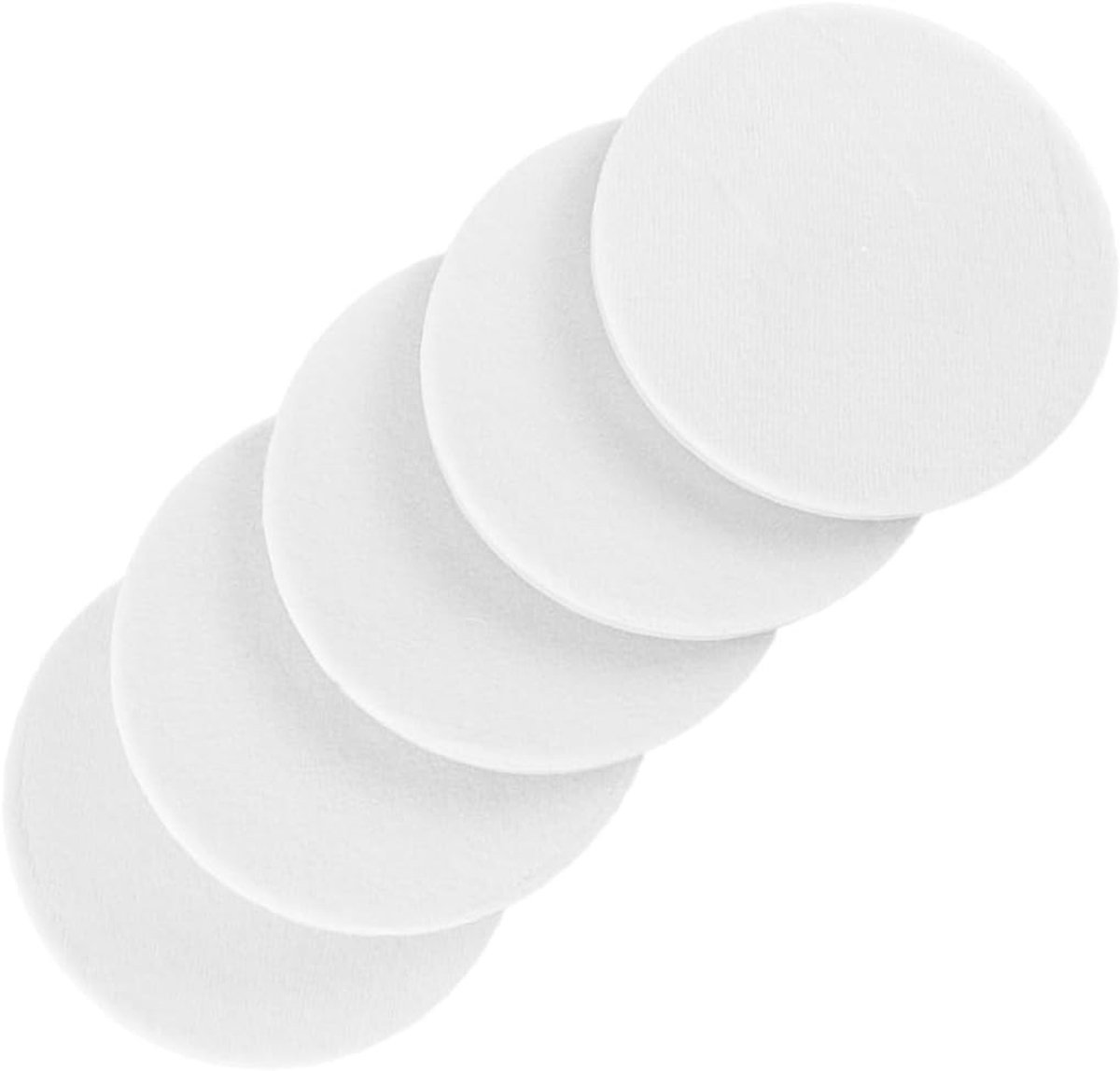 Set van 5 Stuks Polijstpads van Vilt 100 x 6mm voor Glas, Kunststof, Metaal en Marmer - Ideaal voor Keuken en Badkamer met Excentrische Schuurmachine