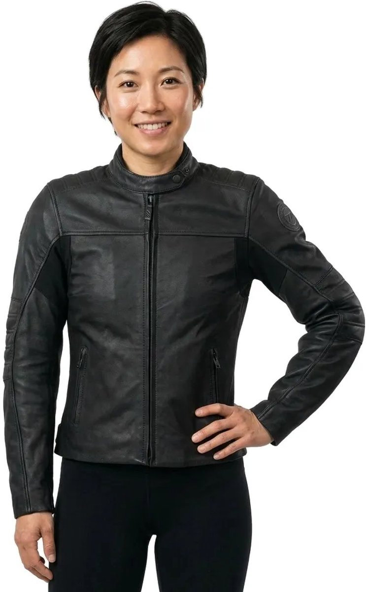 Seventy Degrees Sd-jl3 Invierno Custom Leren Jas Zwart 2XL Vrouw