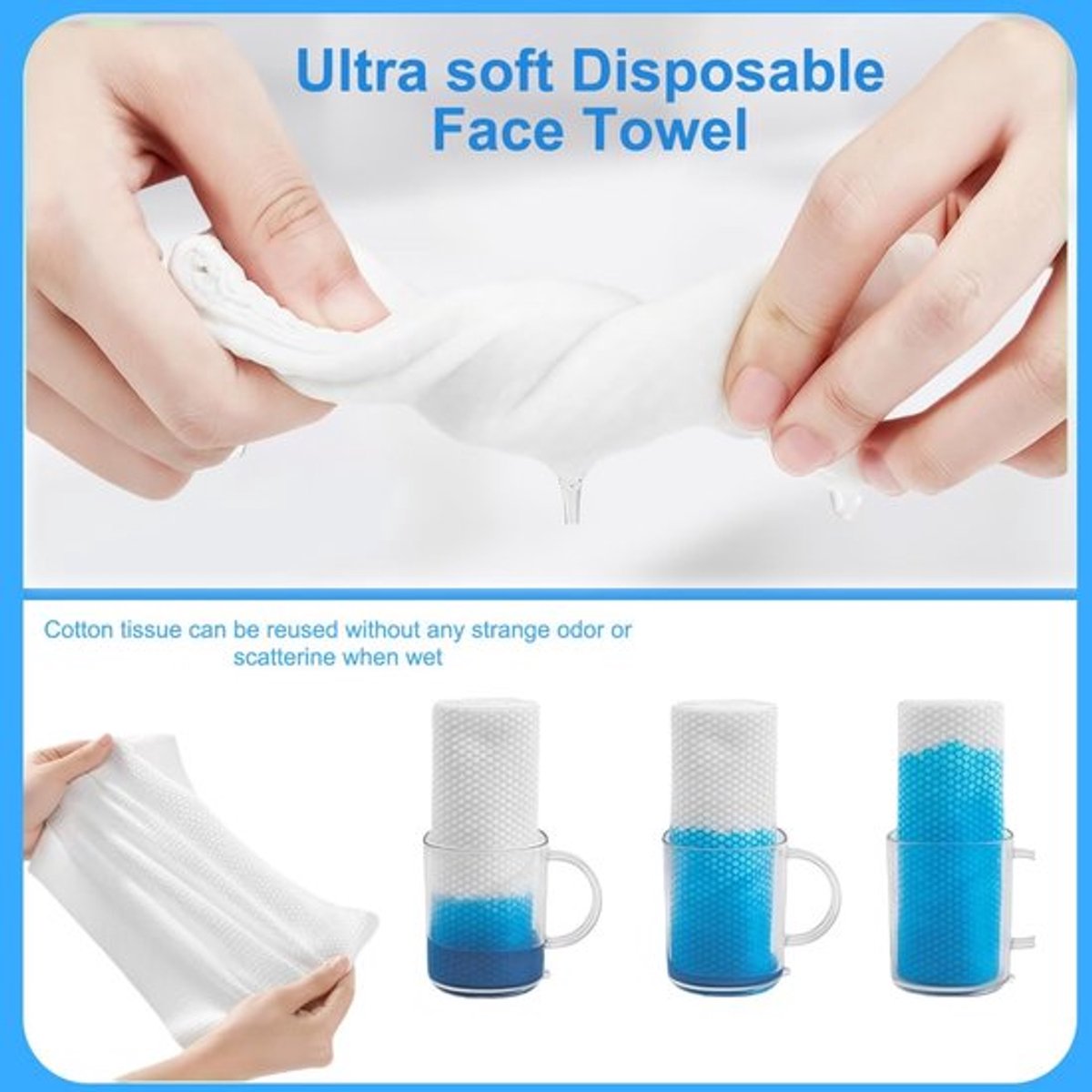 Dailygoody - Wegwerp Reiniging Handdoek - Zachte Pads - Ideaal voor Make-up