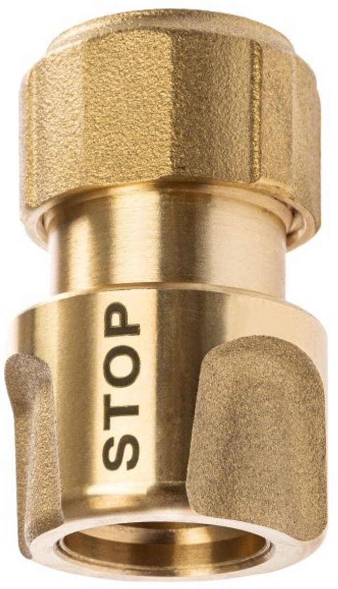GEKA plus drinkwater slangstuk met waterstop 1/2 - 13 mm DVGW VP550