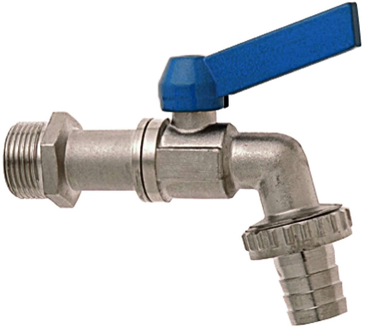 GEKA kogelkraan 1/2 inch 10 mm vernikkeld blauw