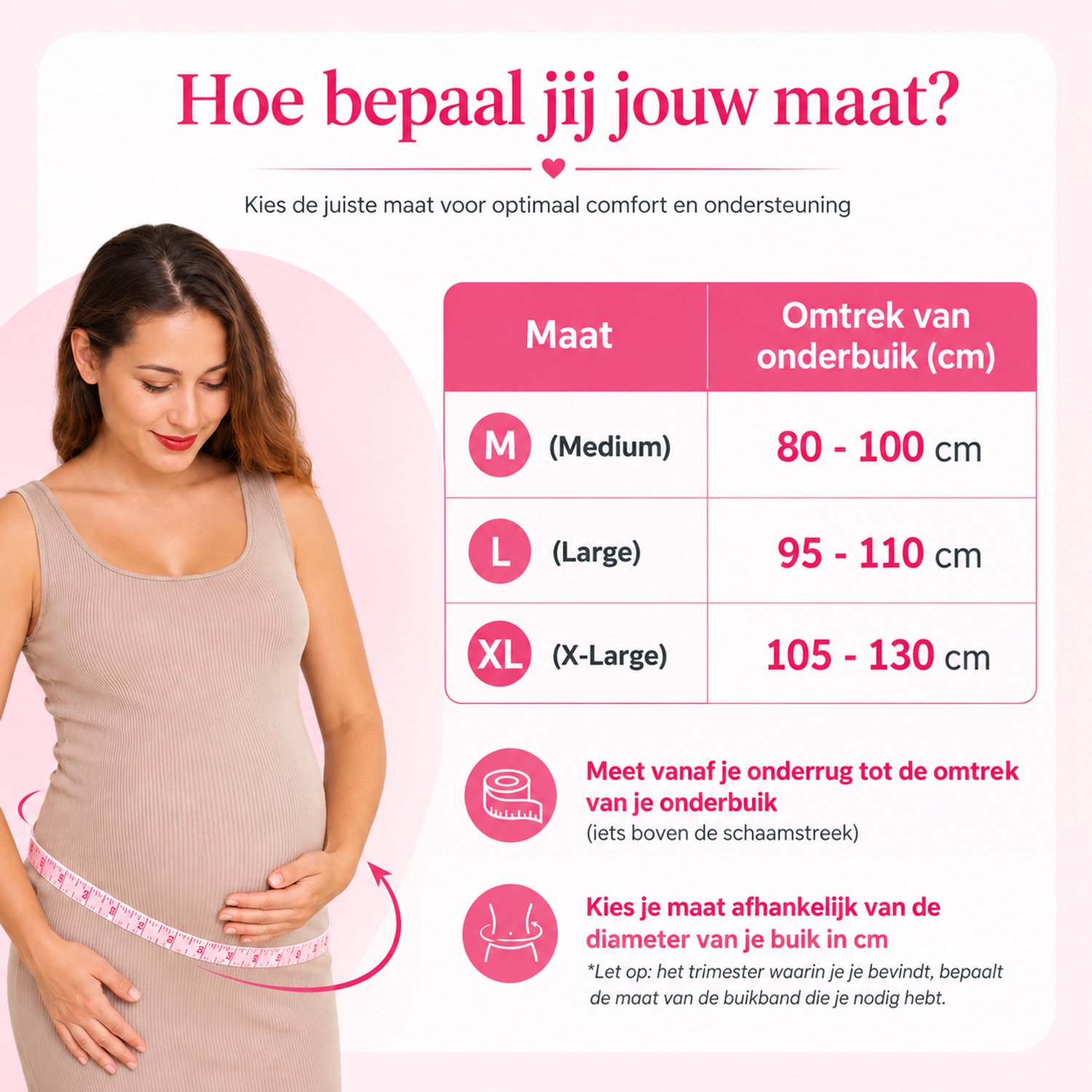 KANGKA Buikband Zwangerschap Maat XL - Zwangerschapsband - Ondersteunend Bekkenband - Postpartum - Steunband - Zwangerschap cadeau – foto 6
