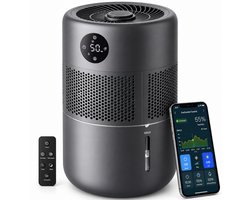 JC's - Luchtbevochtiger - luchtbevochtigers en luchtreiniger 3 in 1 - Aromatherapie - 5 Liter - Wifi - UVC lamp - Top Filling - Humidifier - Woonkamer, Slaapkamer, Kantoor, Babykamer - Hygrometer