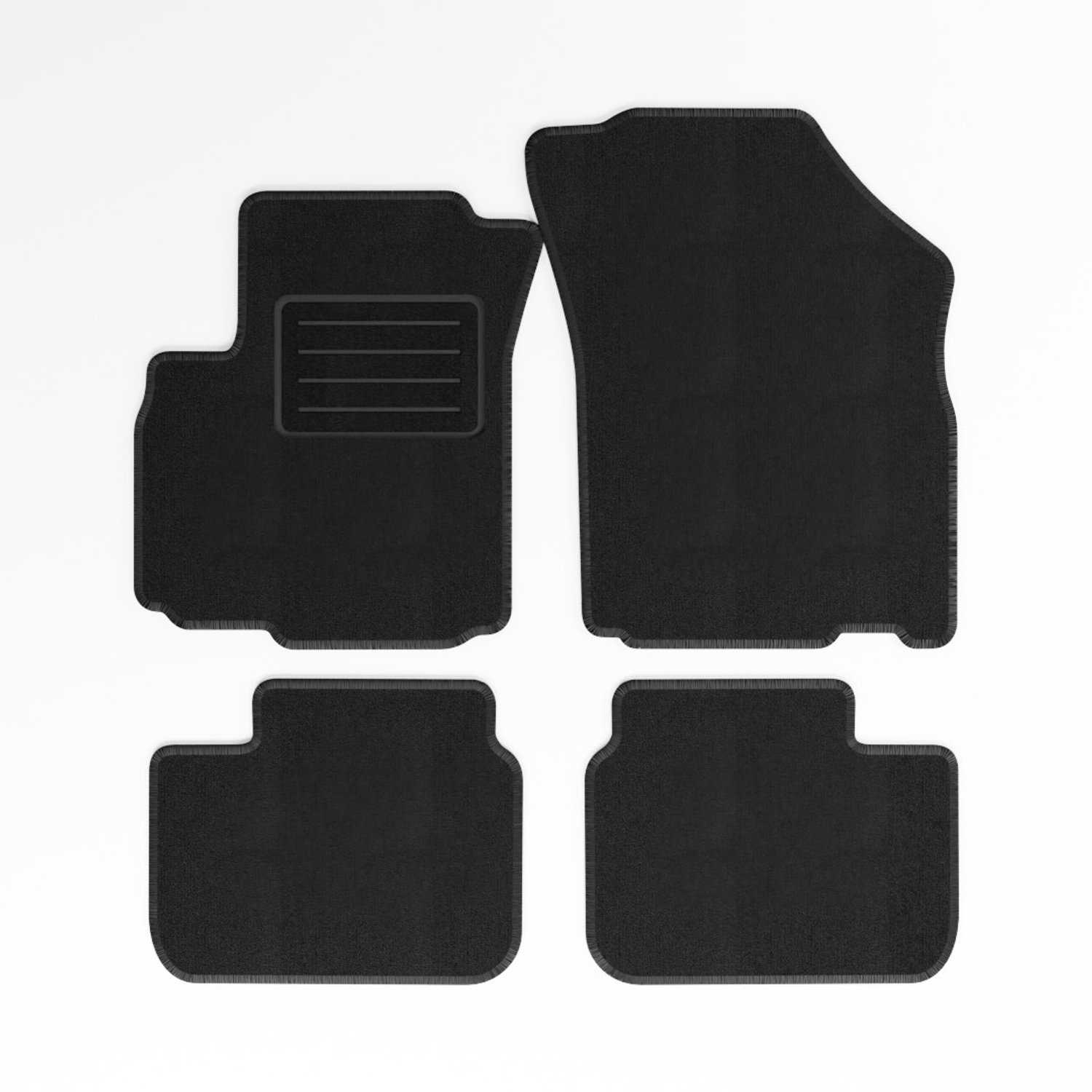 Mats4all | Naaldvilt automatten passend voor Suzuki SX-4 2006-2013 | Antislip | Met versterking | 4-delig | Automatten | Mattenset