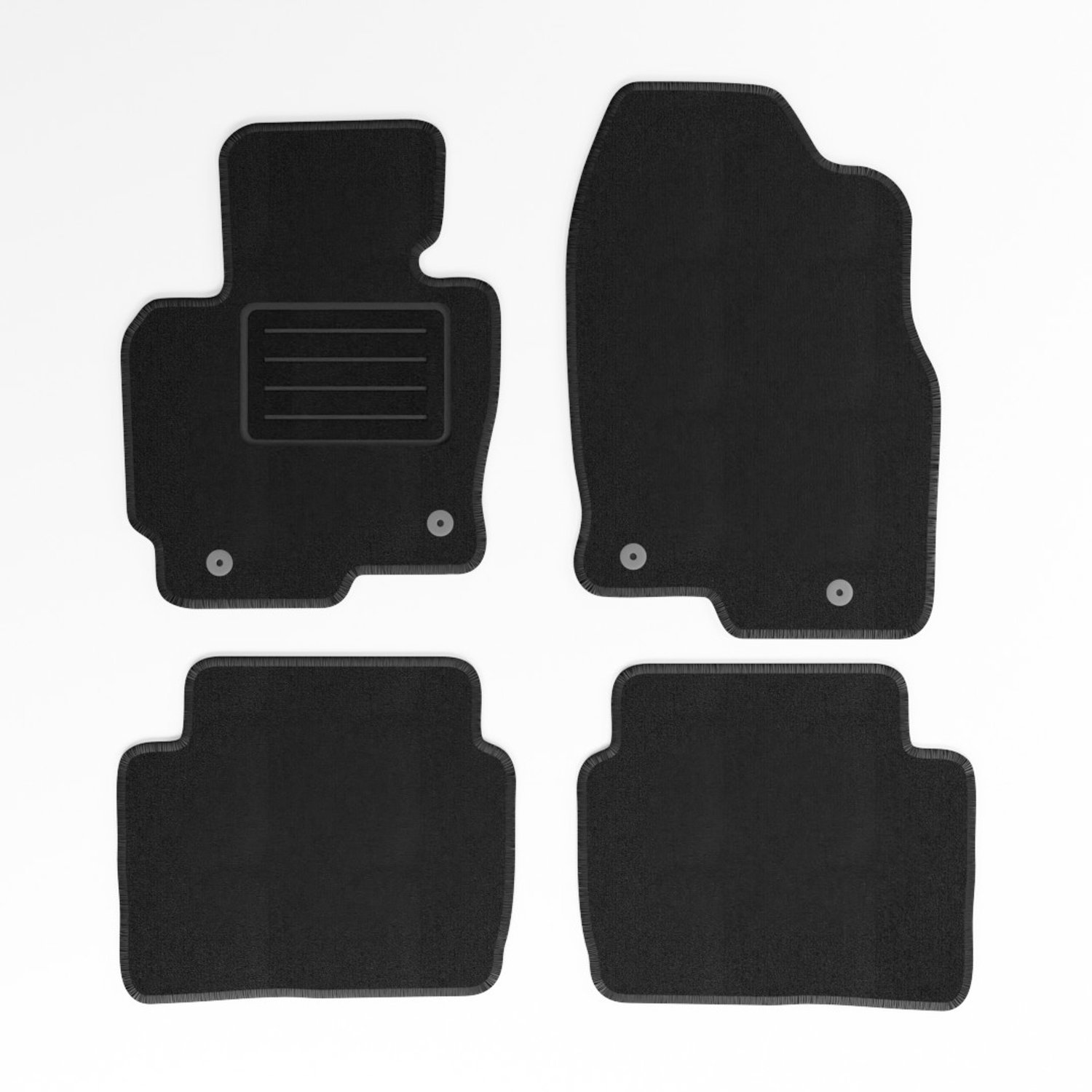 Mats4all | Naaldvilt automatten passend voor Mazda CX-5 2012-2017 | Antislip | Met versterking | 4-delig | Automatten | Mattenset